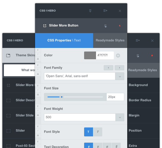 CSS Hero Interface