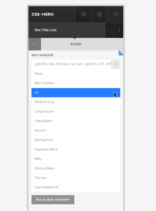 CSS Box Shadow Generator 3d effect