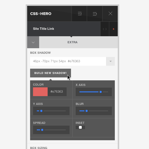 CSS Box Shadow Generator