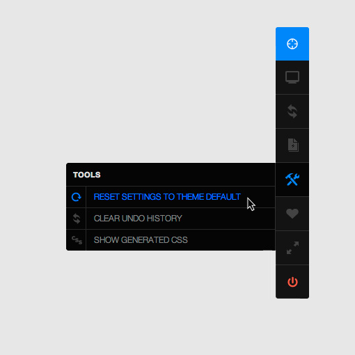 resetting wordpress theme to default