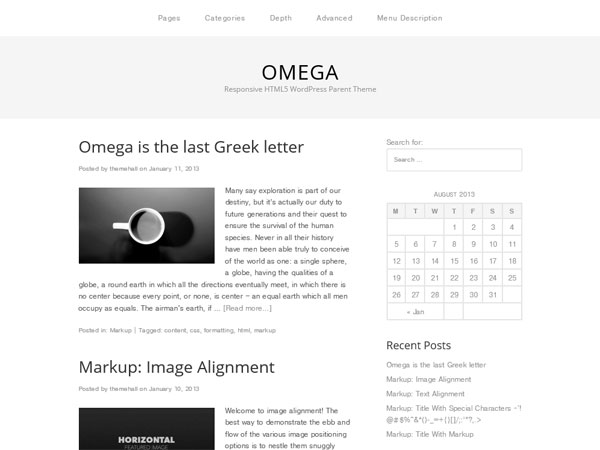 omega theme wordpress media meta data