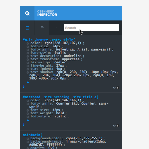 search feature