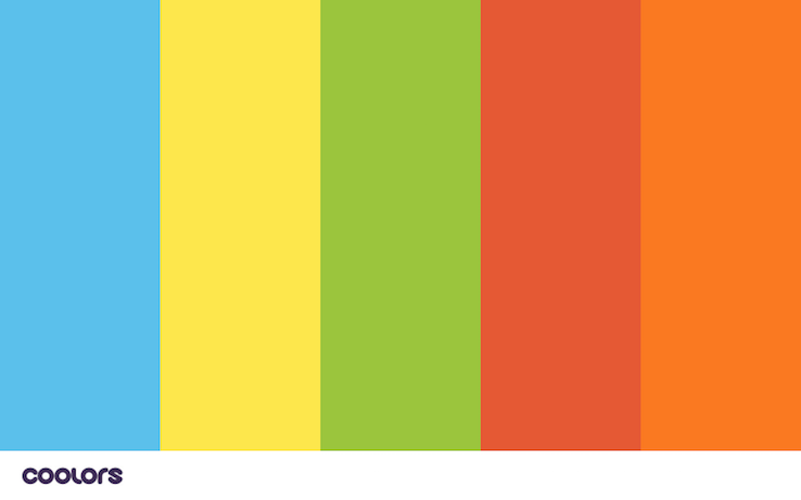 Coolors website color scheme