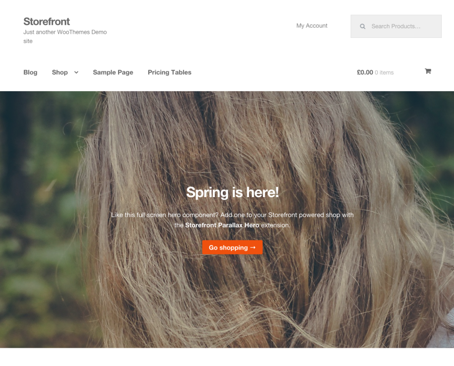 Storefront by WooThemes