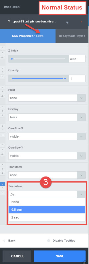 Outer shadow hover- step 3