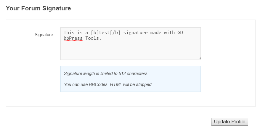 Add forum signatures and other useful features with GD bbPress Tools