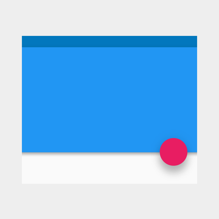 elevation and shadow in material design