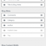 Astra WP theme blog settings