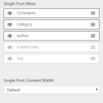 Astra WP theme post settings