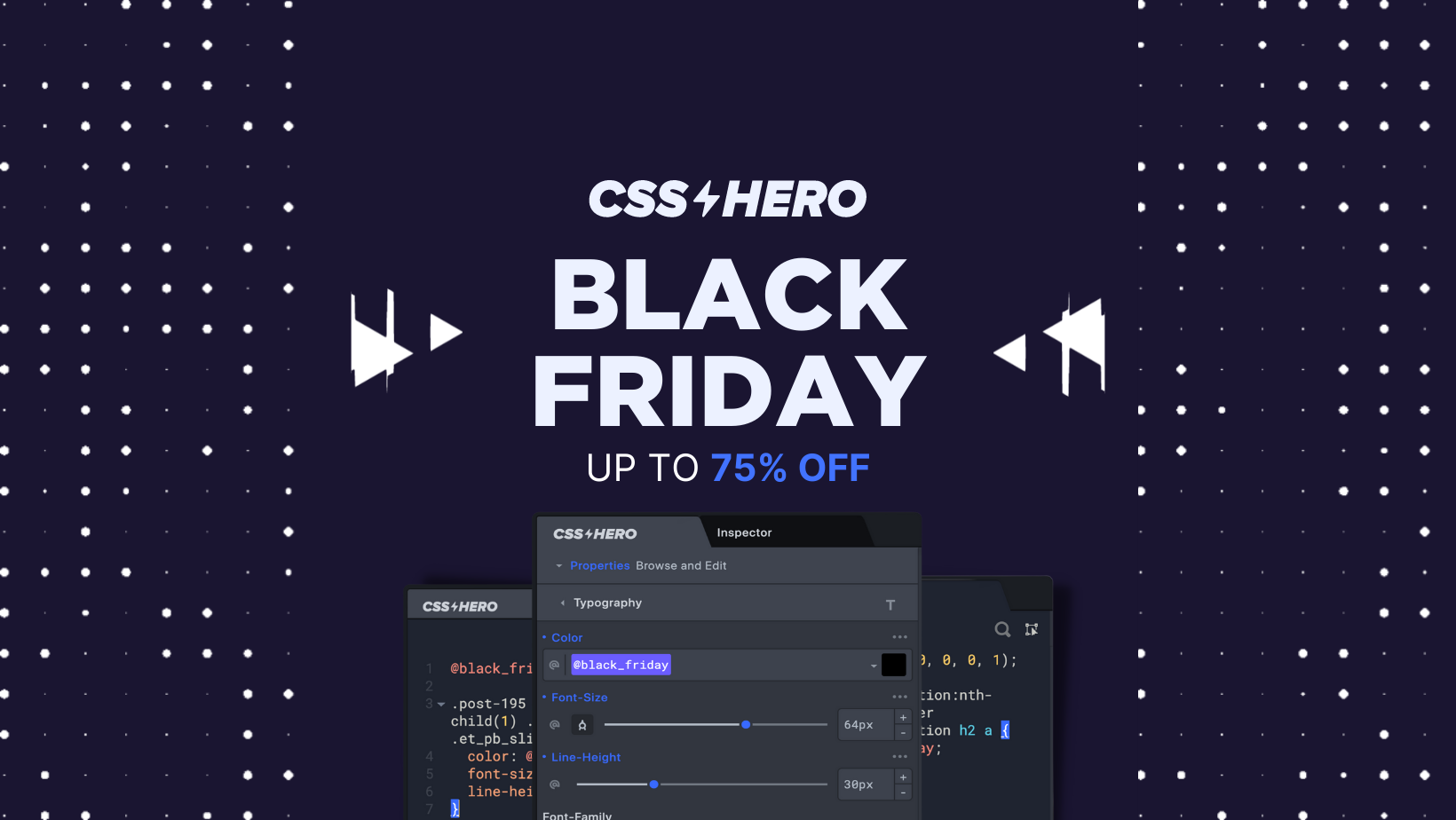 Black Friday 2022 CSS Hero