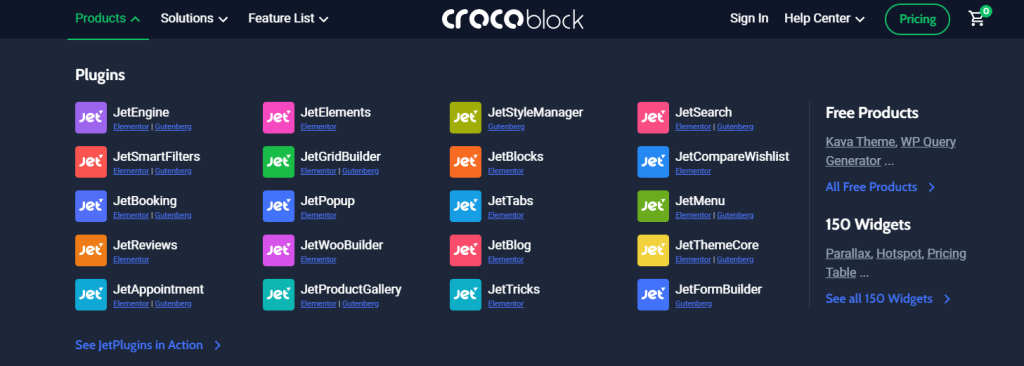 Crocoblock plugins